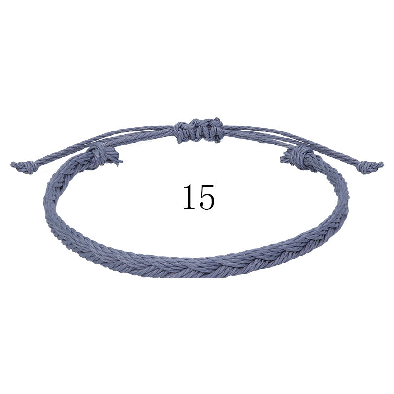 Waterproof Wax Line Woven Boho Surfing Bracelets