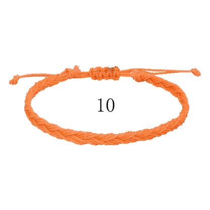 Waterproof Wax Line Woven Boho Surfing Bracelets