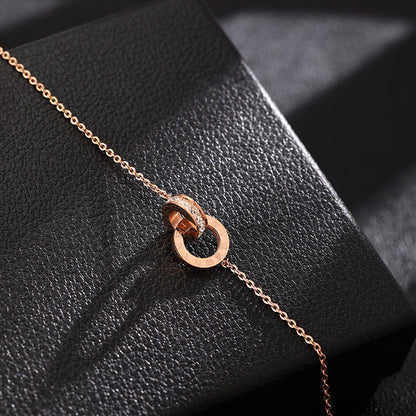 Women's Titanium Steel High-grade French Fashion Clavicle Necklaces