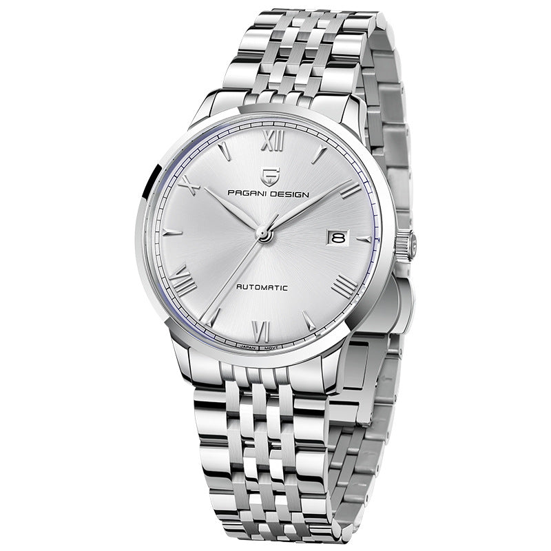 Men's Watch Automatic Stainless Steel Waterproof Mechanical Watches