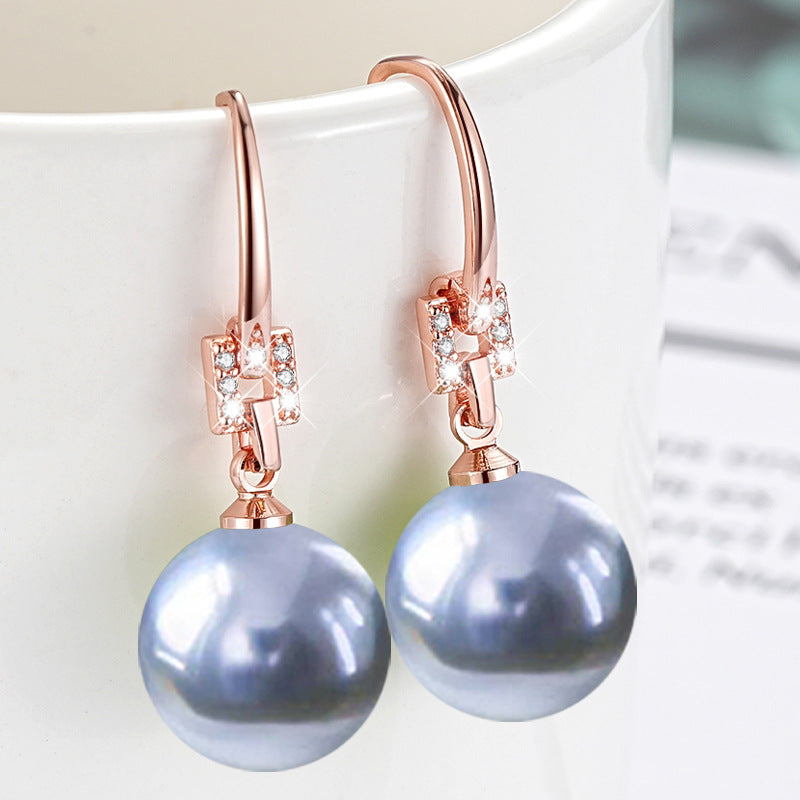 Women's Demon Purple Pink Yellow Black Shell Pearl Imitation White Rings