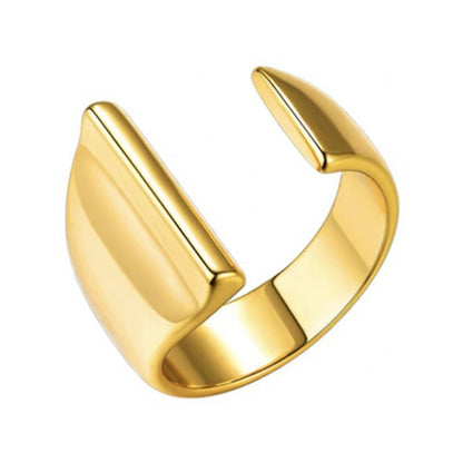 English Letters Female Opening Adjustable Fashion Rings