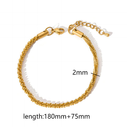 Plating Accessories Stainless Steel Snake Bones Bracelets