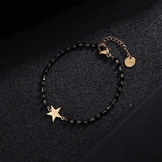 Clover Female Simple Couple Rose Gold Bracelets