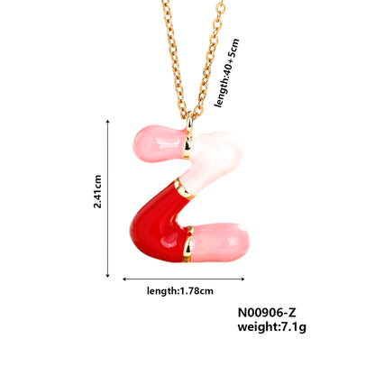 Elegant New English Letter Female Style Necklaces