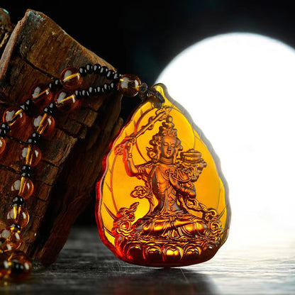 God Of Wealth Binding Avalokitesvara Buddha Pendants