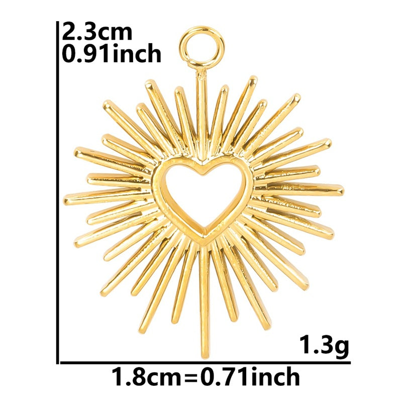 Heart-shaped Accessories Light Luxury Minority Vacuum Necklaces