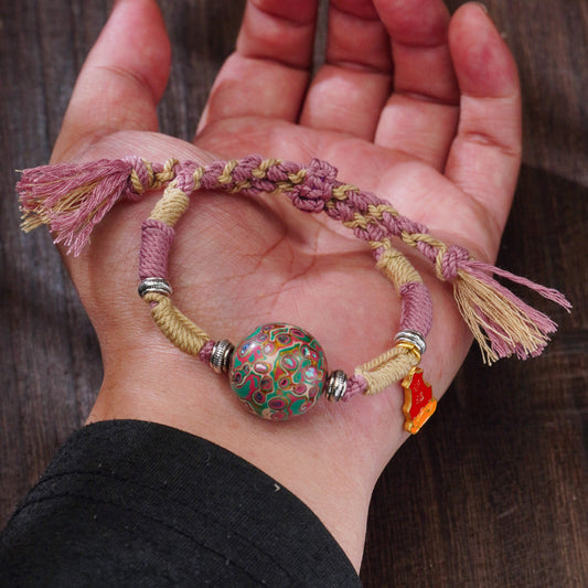 Paint Woven Accessories Hand Rope Cultural Necklaces