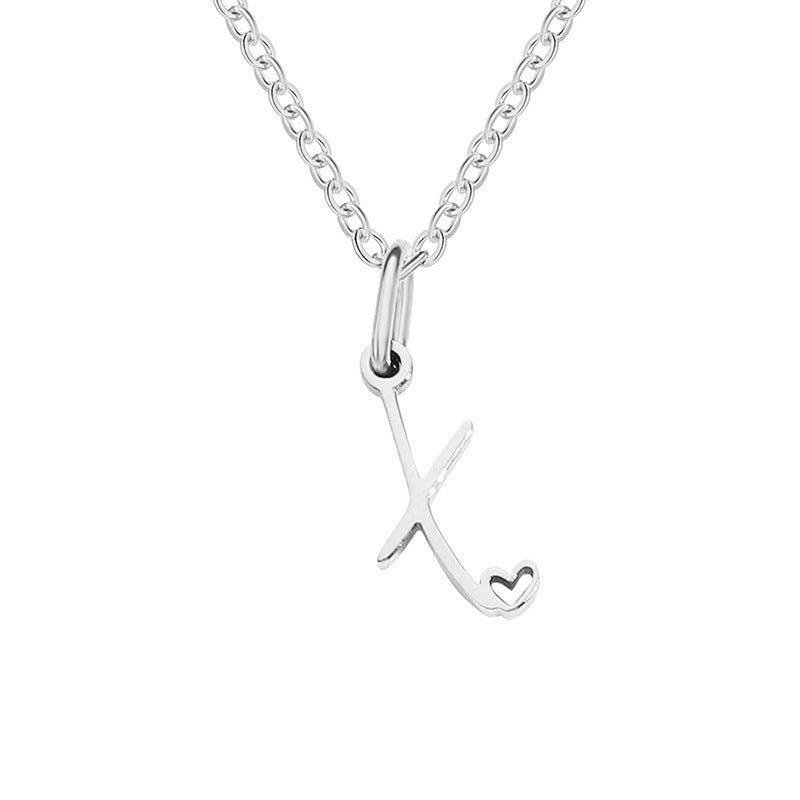 Letter Female Personalized Minority Clavicle Chain Pendants