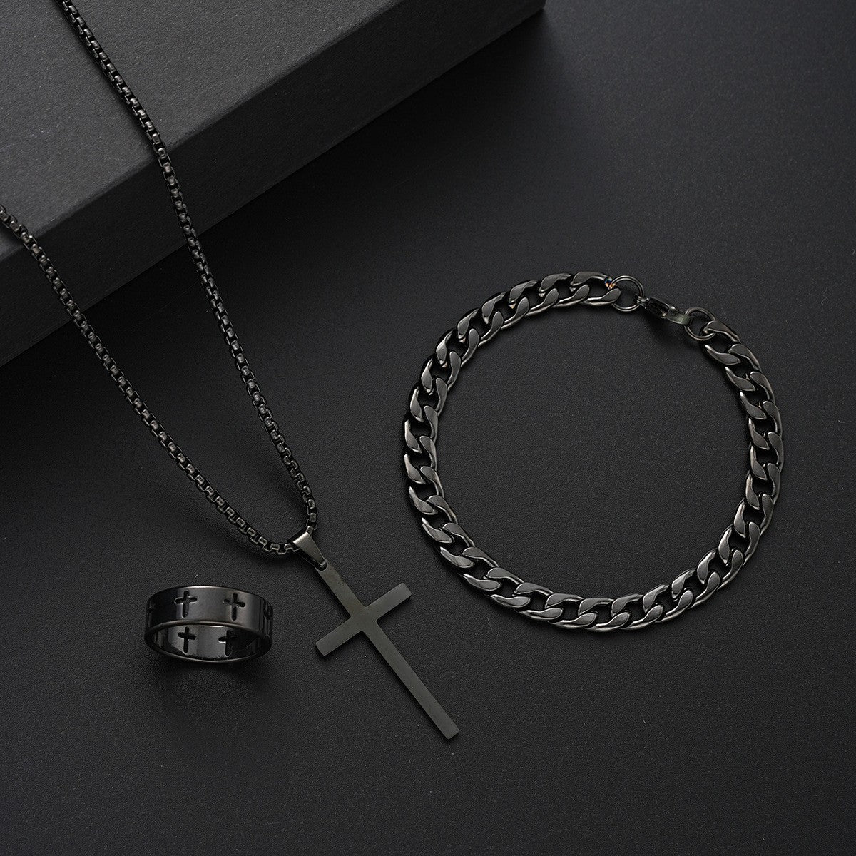 Men's Creative Simple Temperament Stainless Steel Series Necklaces