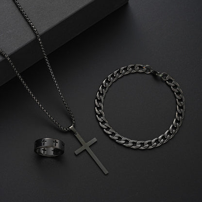 Men's Creative Simple Temperament Stainless Steel Series Necklaces