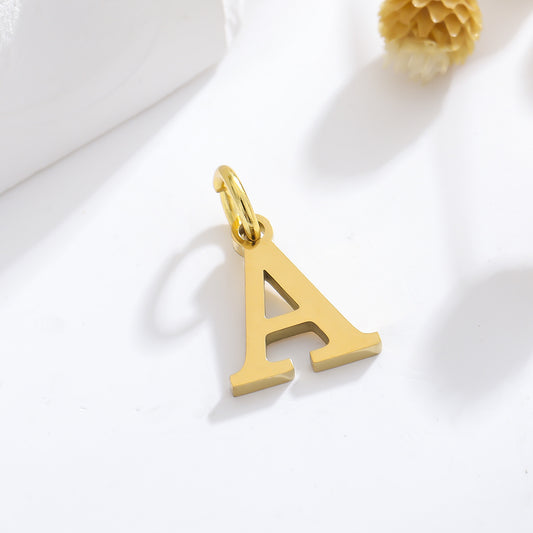 English Letter Simple Fashion Single Jewelry Pendants