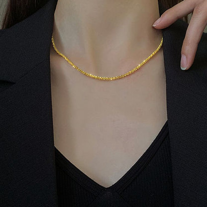 Women's For Light Luxury Minority Sier Clavicle Chain Necklaces