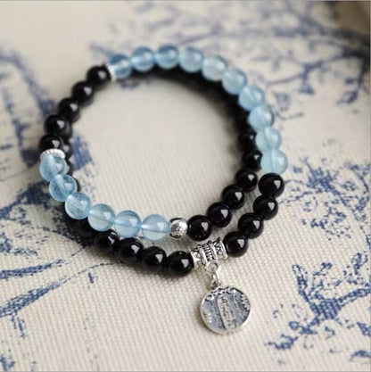 Fishtail Blue Color Ethnic Style Sea Bracelets