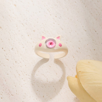 Funny Cartoon Open Personality Niche Unique Rings