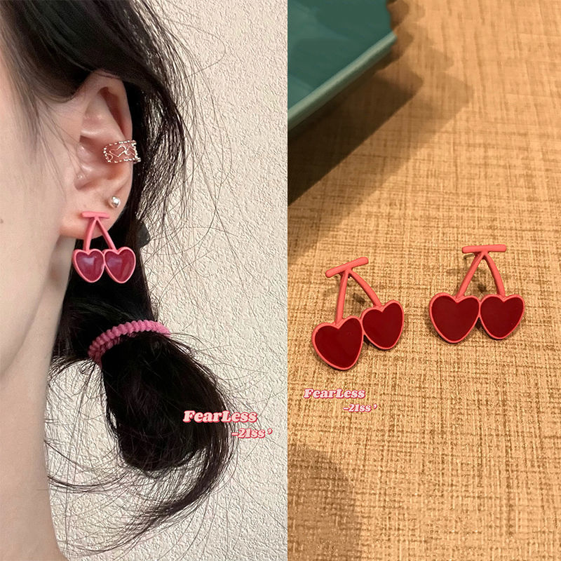 Asymmetric Rabbit Flower Mori Creative Design Earrings