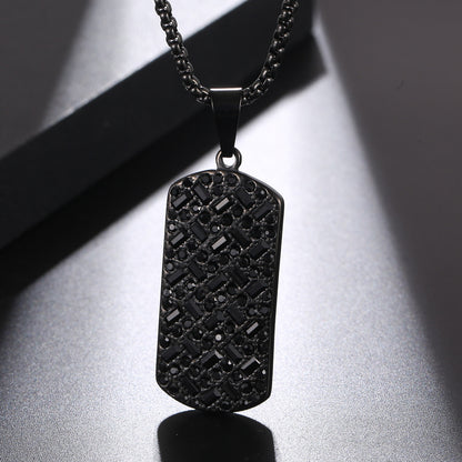 Men's Titanium Steel Trendy Cool Hip Hop Pendants