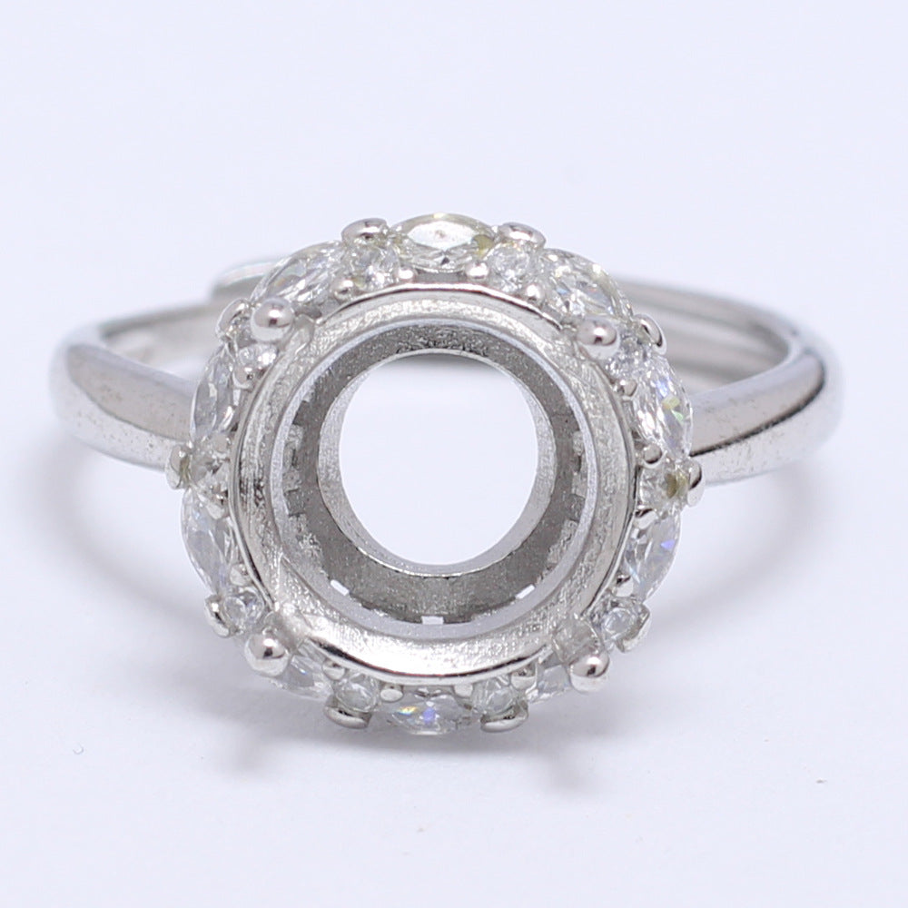 Frame Open Mouth Autumn Copper Alloy Electroplating Sier Rings