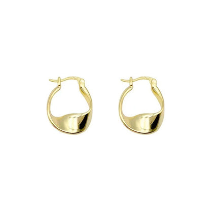 Geometric Ear Clip Fashion High-grade Metal Earrings