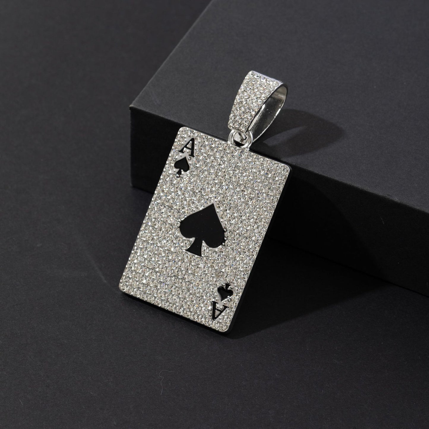 Hop Cool Diamond Playing Cards Street Rap Punk Cuban Pendants