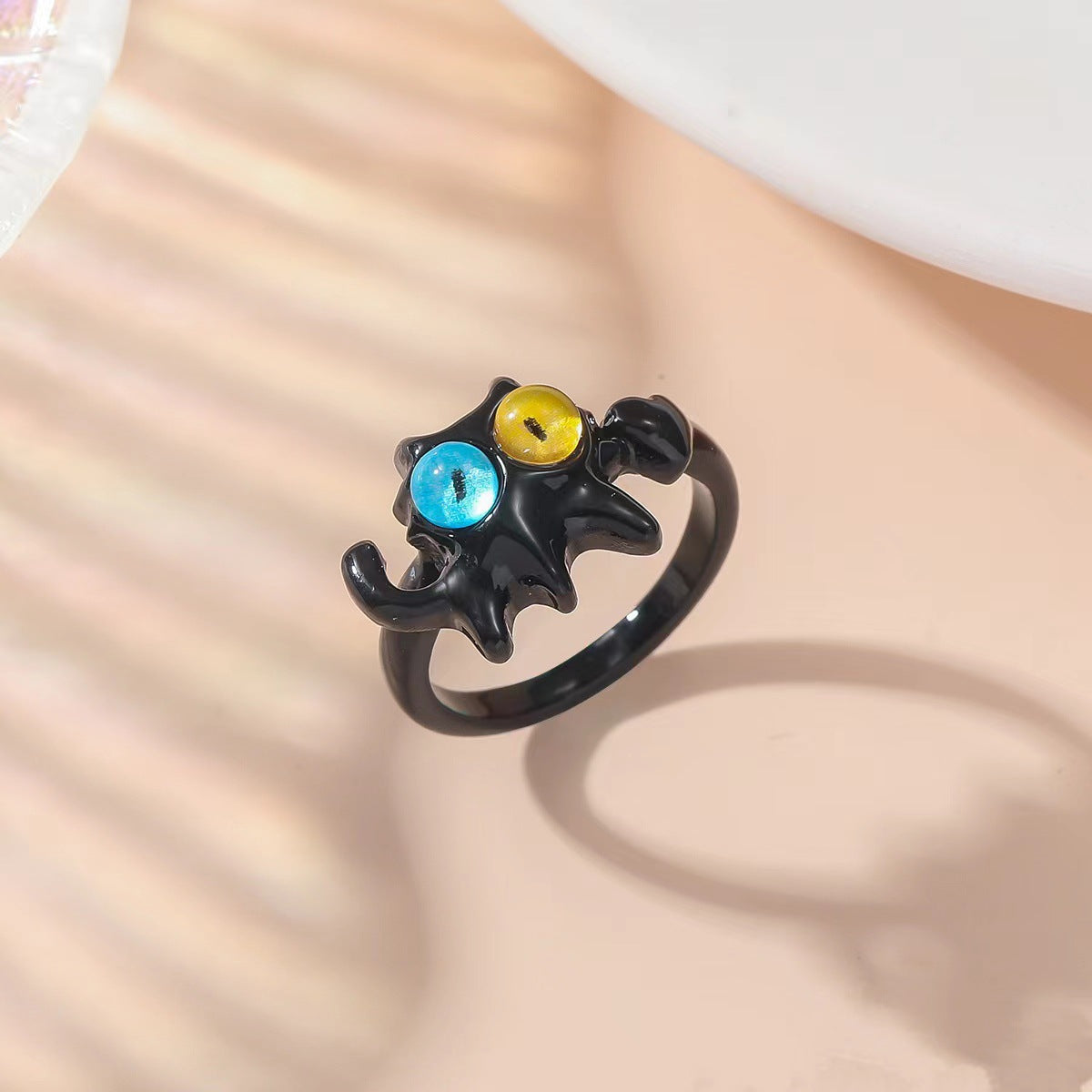 Childlike Cute Panda Alloy Personalized Niche Design Rings