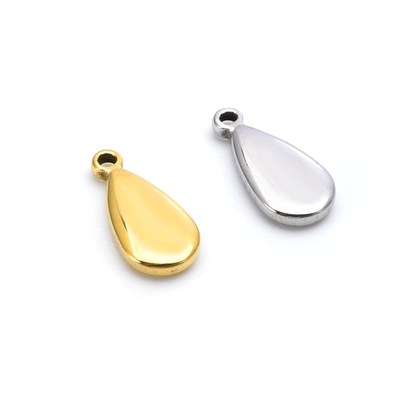 Steel Polished Gold-plated Oil Pressure Water Pendants