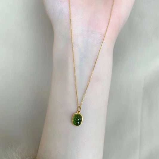 Jade Affordable Luxury Fashion Trendy Clavicle Necklaces