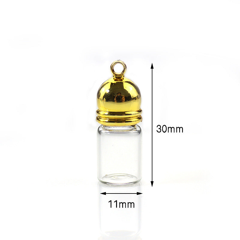 Mouth Glass Bottle Cinnabar Fire Extinguisher Pendants