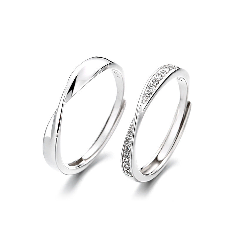 Couple Fashion Valentine's Day Female Simple Rings