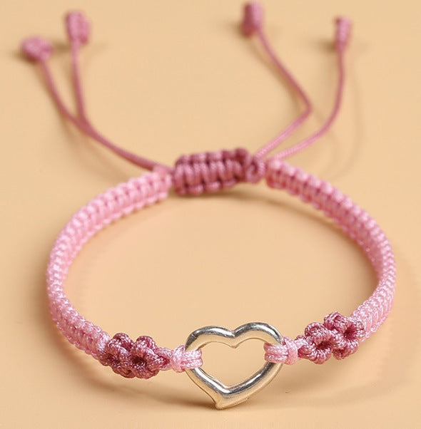 Women's Woven Adjustable Friend Gift Stainless Steel Bracelets