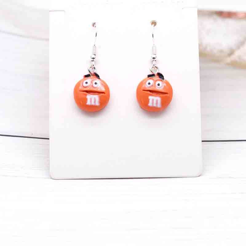 Ice Cream Candy Drink Resin Homemade Earrings