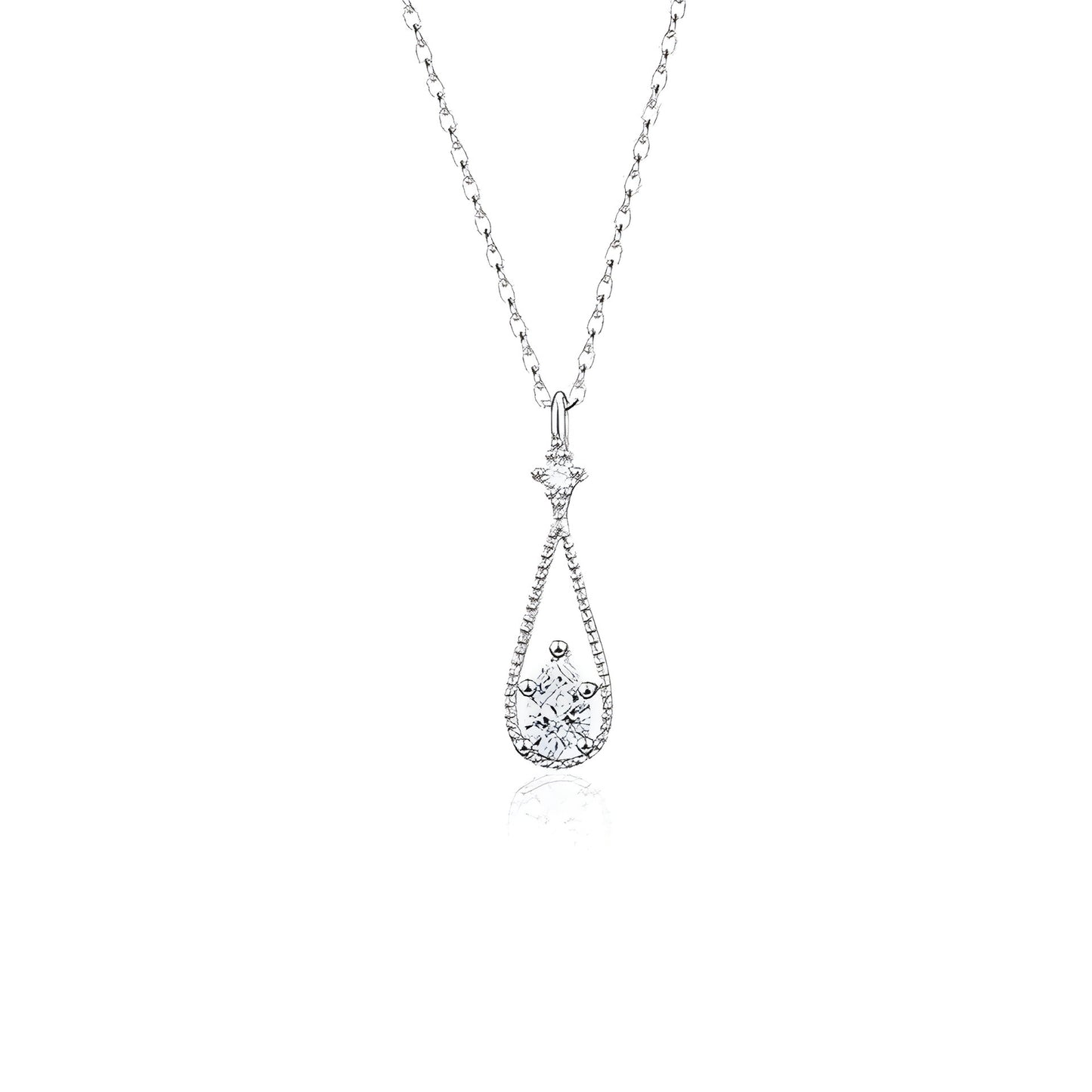 Zircon Water Drop Super Fairy Female Necklaces