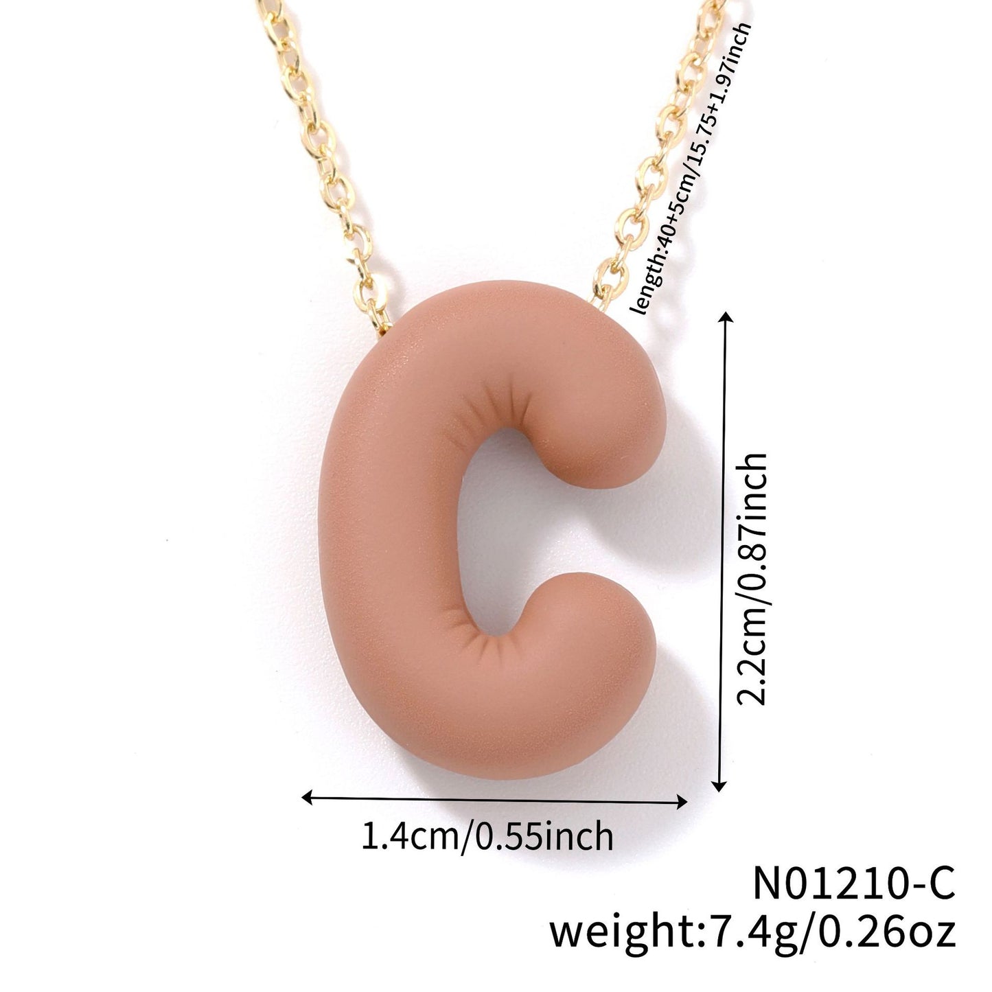 Comfortable Fashionable Personalized Trendy Simple Letter Necklaces