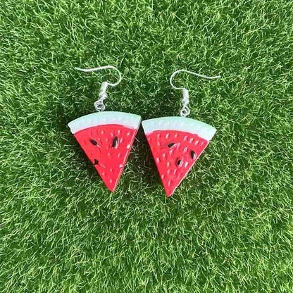 Ice Cream Candy Drink Resin Homemade Earrings