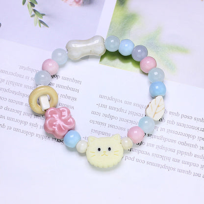 Ornament Ceramic Chinese Beaded Female Niche Bracelets