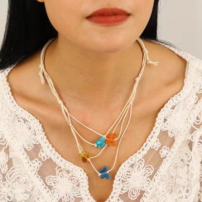 Women's Line Retro Free Knotted Simple Fashion Temperament Necklaces