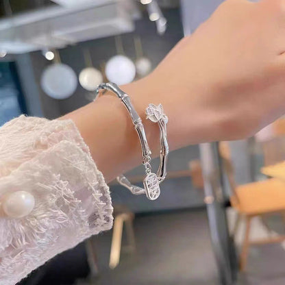Escape Minimalist Sweet Bow Snake Bones Chain Female Bracelets
