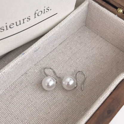 Women's Pearl Ear Hook Simple Temperament Perfect Rings