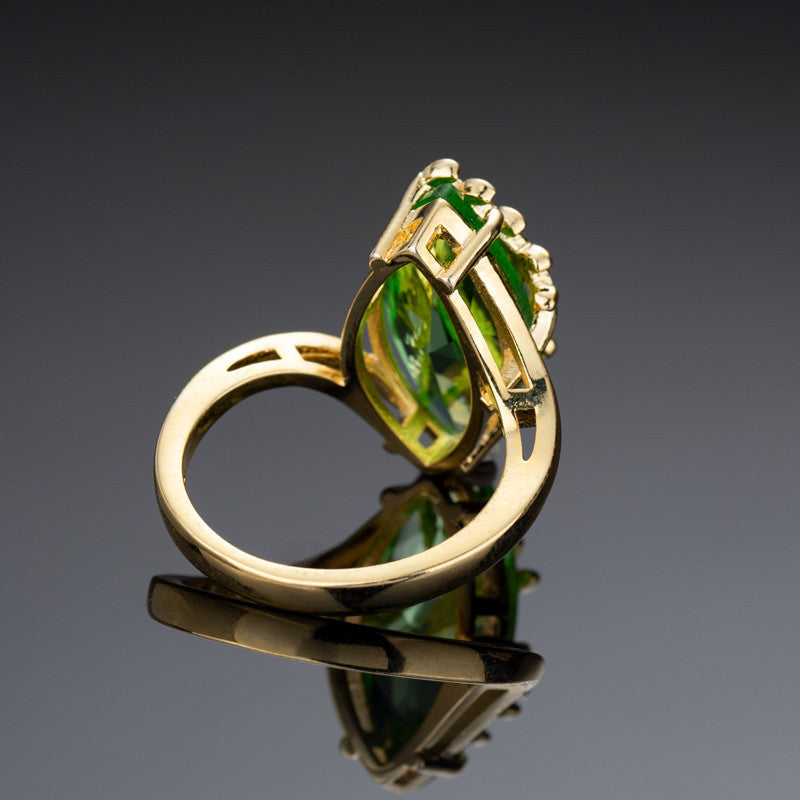 Hot Olive Green Female Dragonfly Point Water Rings