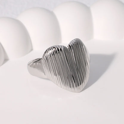Women's Steel Simple Gold-plated High Sense Switchable Rings