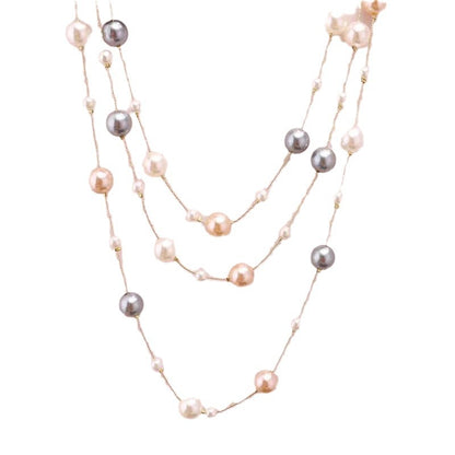 Slouchy Graceful Ball Plunger Series Set Necklaces