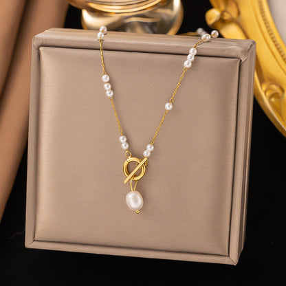 Women's Exquisite Versatile Fashion Stainless Steel Clavicle Necklaces