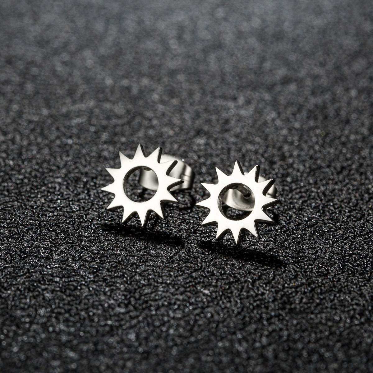 Stainless Steel Football Baseball Rugby Fashion Earrings