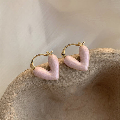 Women's High-grade Peach Niche Design Light Luxury Earrings