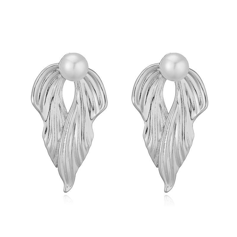 Women's Style Conch Fishbone Ear Exaggerated Personalized Earrings