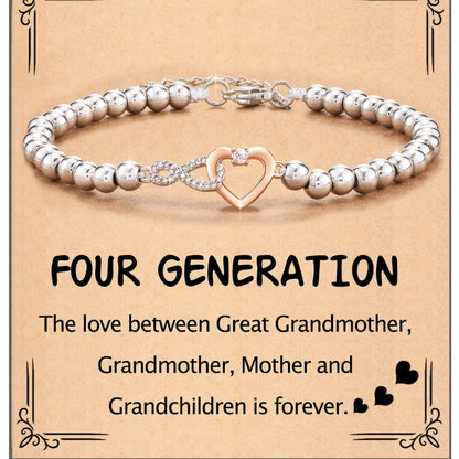 For Ladies Steel Ball Infinite Love Bracelets