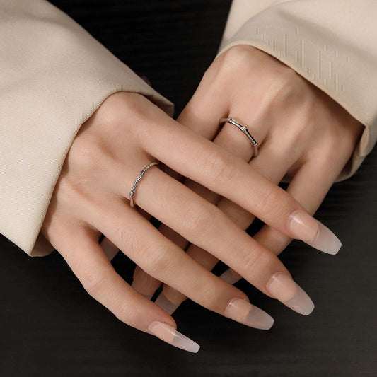 Women's & Men's Couple Style Design Open Temperament Gift Rings