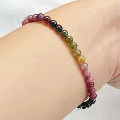 Style Chinese Color Tourmaline Jade Design Bracelets