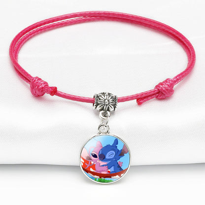 Star Stitch Time Stone Rose Red Bracelets