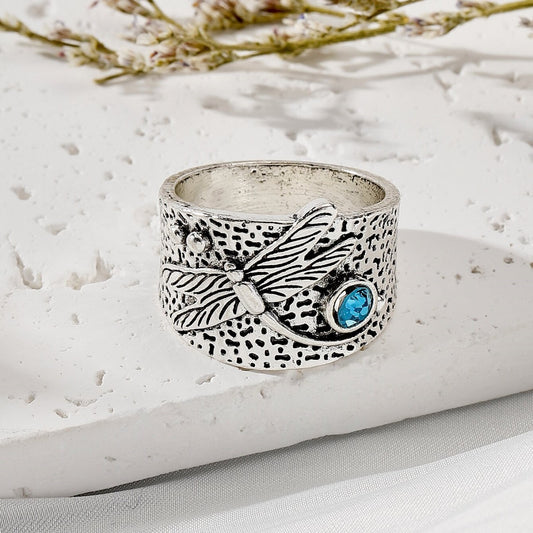 Creative Dragonfly Retro Style Female Fashion Rings